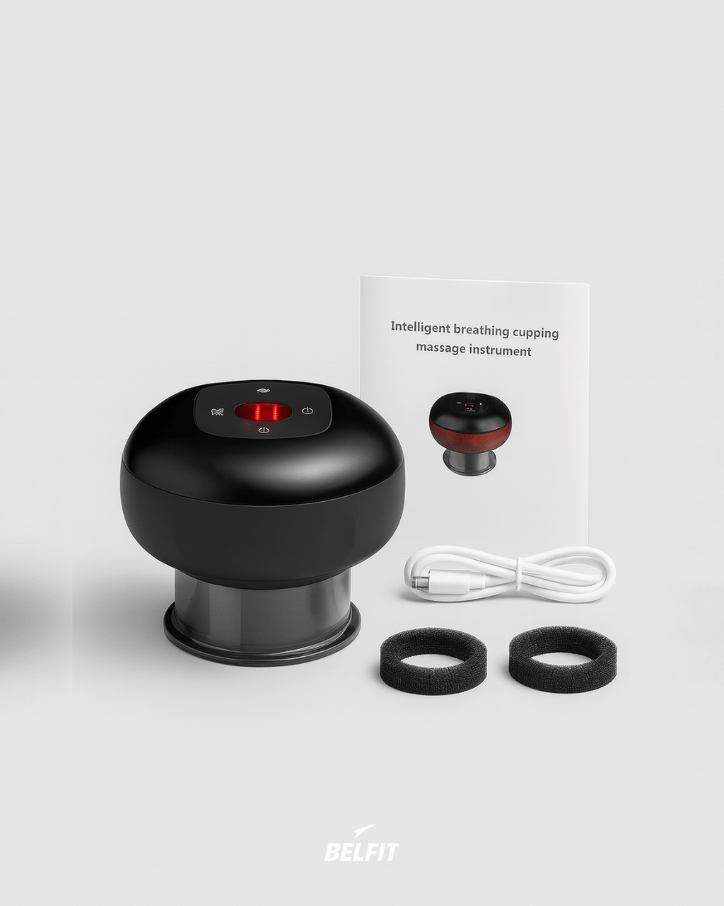 Appareil de Cupping intelligent anti-cellulite Noir 12 vitesses