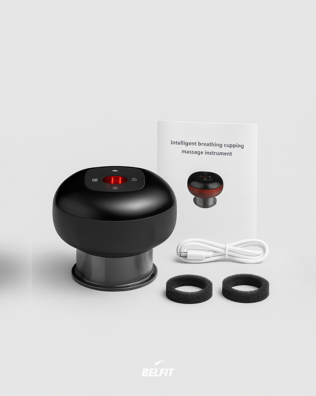 Appareil de Cupping intelligent anti-cellulite Noir 12 vitesses